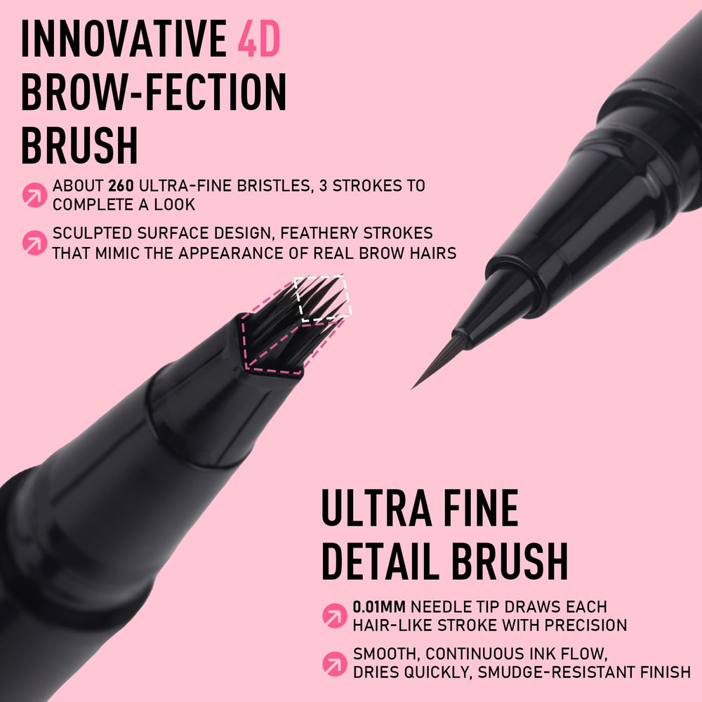 SUSIKEKI pointe détail ultra-fin pour contours précis des sourcils.