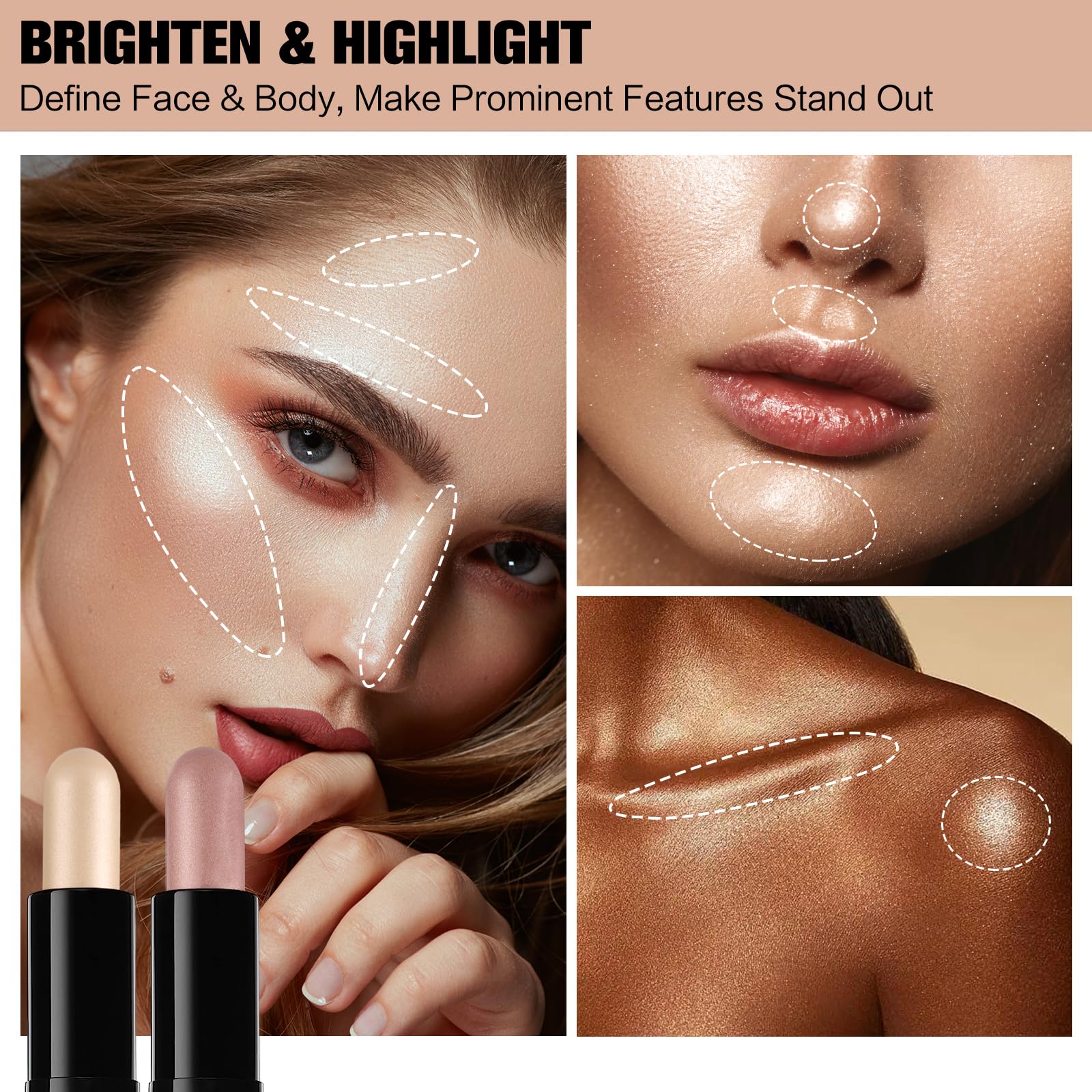 Idée cadeau beauté SUSIKEKI: duo contour et éclaircissement pratique.