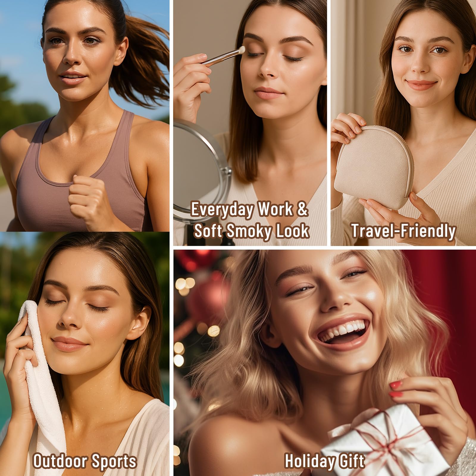 Convient à tous les tons de peau et occasions variées.