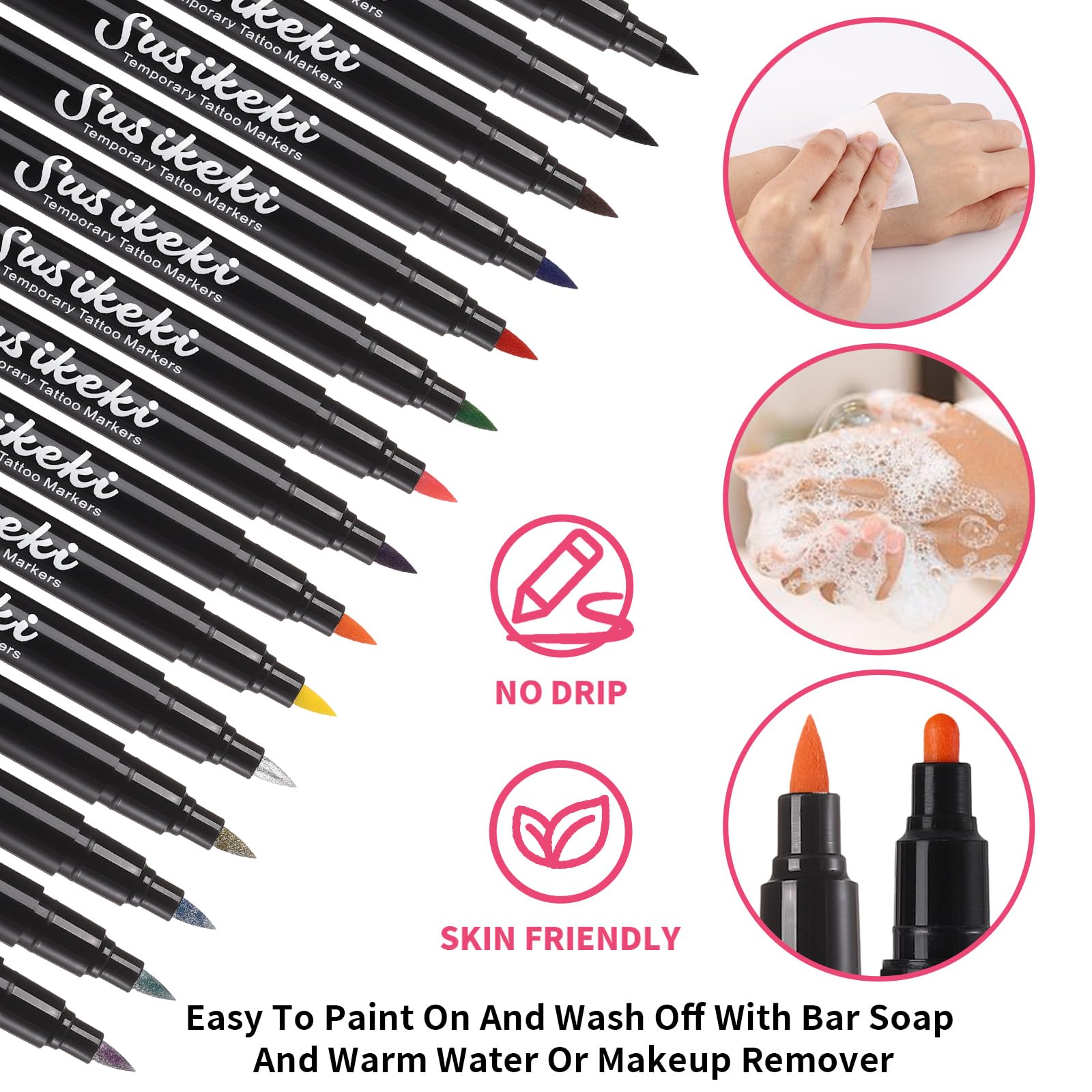 SUSIKEKI motifs henna inspirés pour un look bohème.