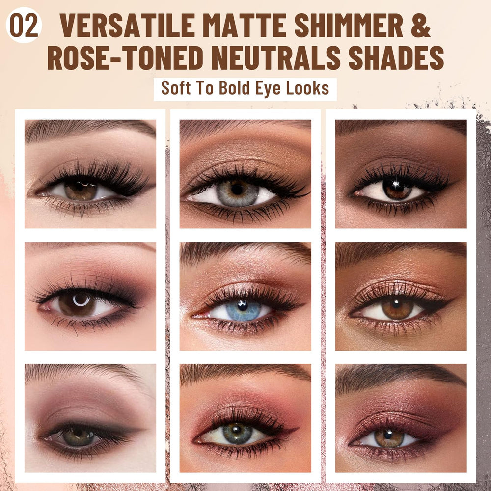 Ombre shimmer rose clair apporte lumière et dimension.