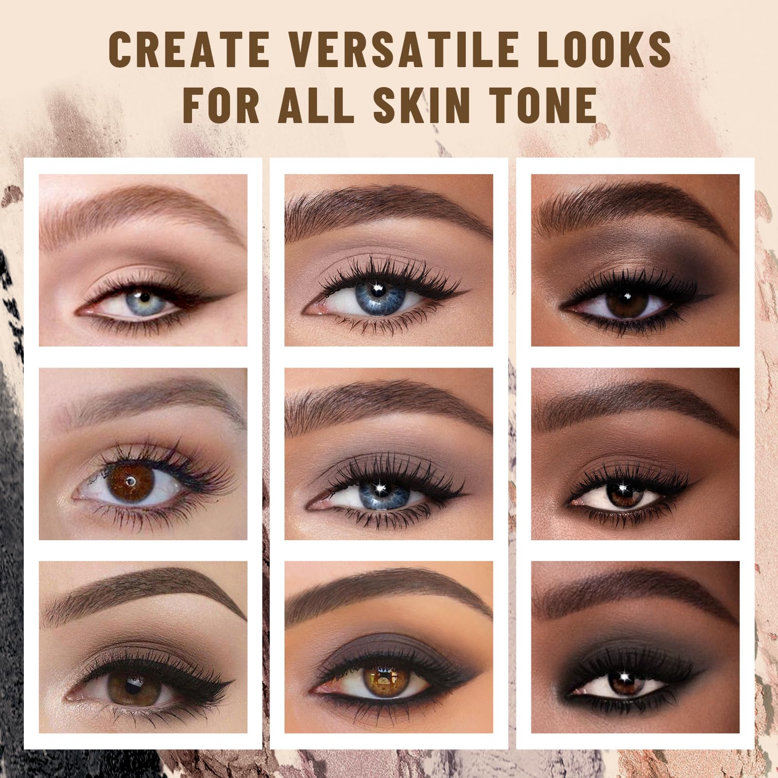 Palette SUSIKEKI avec miroir intégré pour retouches en déplacement.