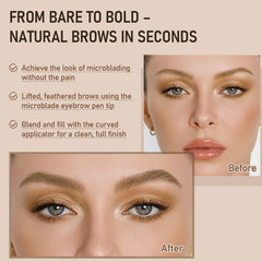 SUSIKEKI Sourcils-traits-plumes: rendu feutré, poils simulés.