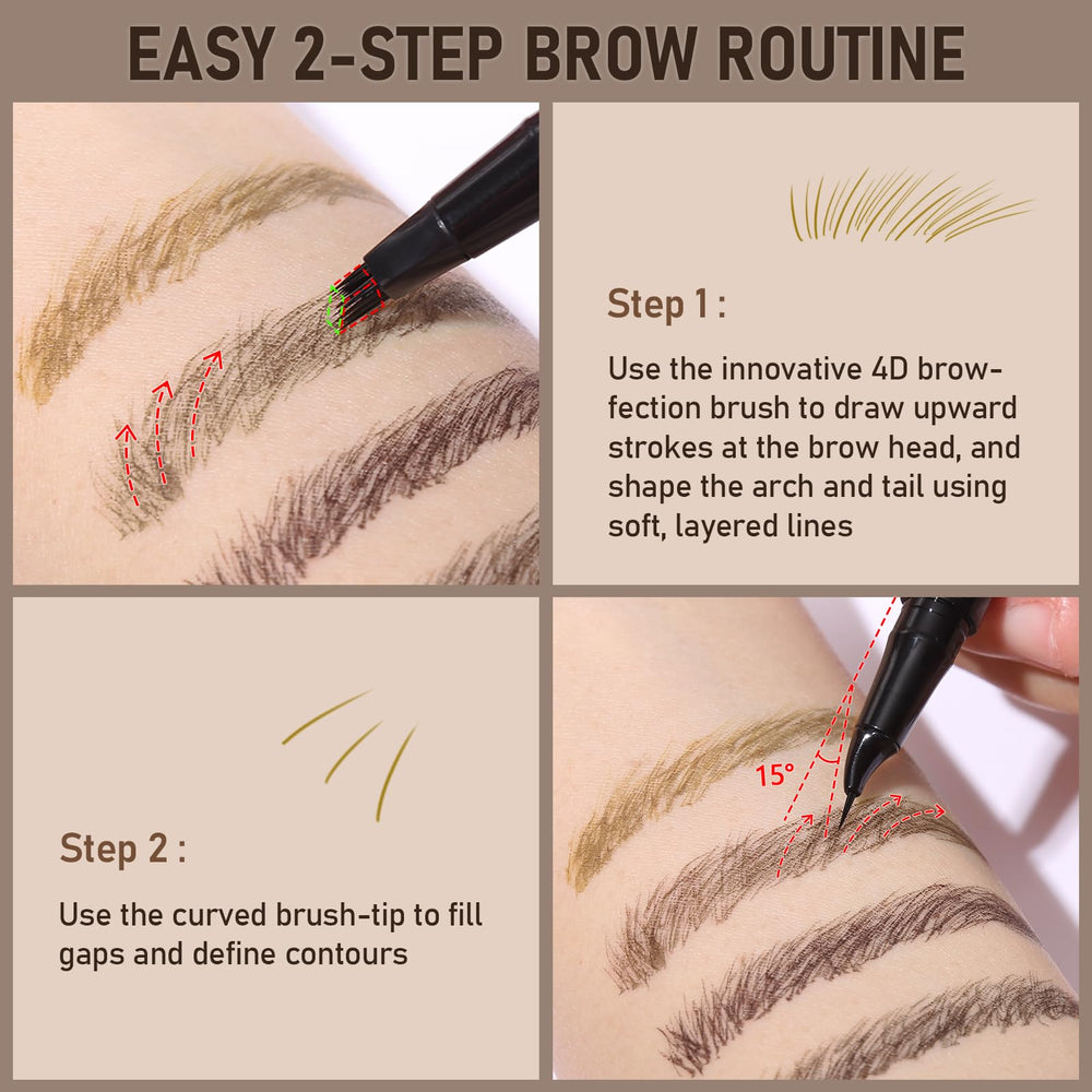 SUSIKEKI Sourcils-usage-polyvalent: convient pour looks naturels ou plus marqués.
