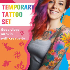 SUSIKEKI tatouages autocollants pratiques et faciles à retirer après les événements.