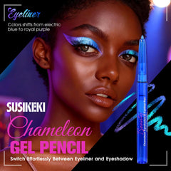 SUSIKEKI Œil chameleon glitter métallique pour un éclat magique
