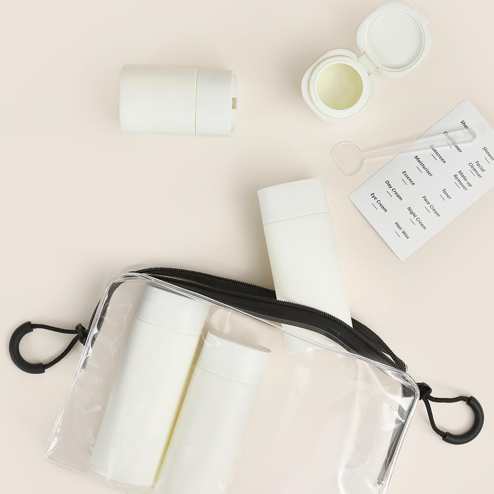 Suteng spatule voyage, pratique pour prélever et appliquer.