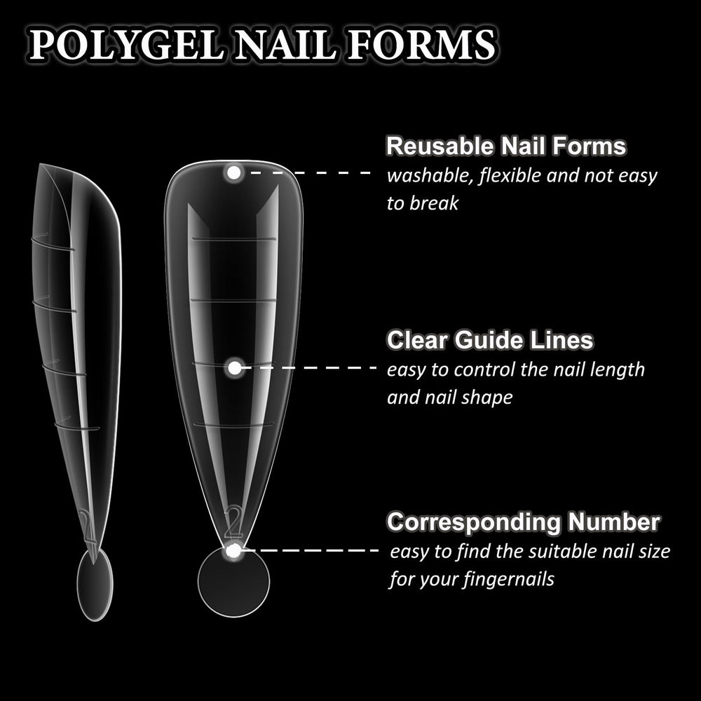 SUTOKAKA clips ongles 6 pièces pour maintenir les formes lors du durcissement.