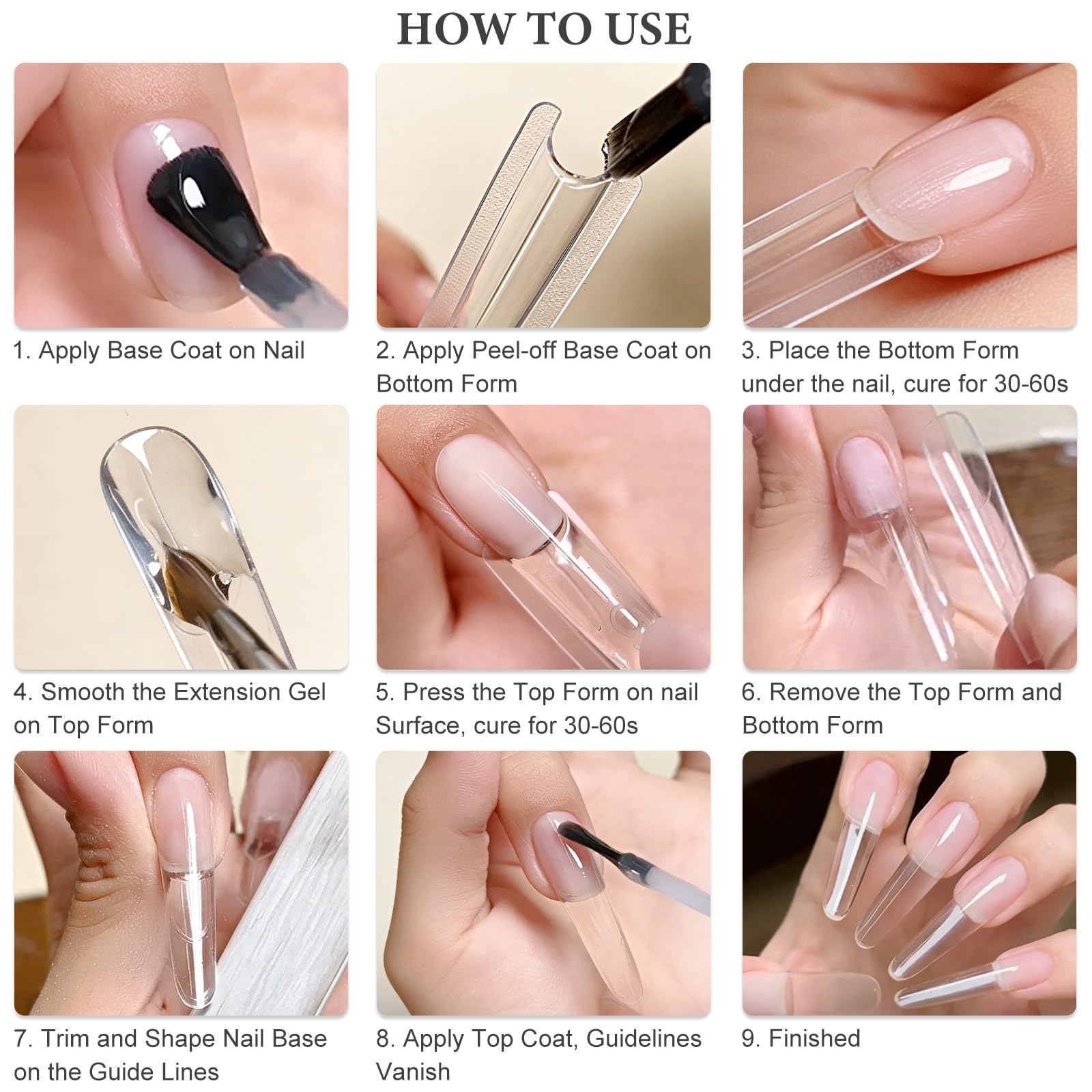 SUTOKAKA étapes d’application polygel faciles pour maison.