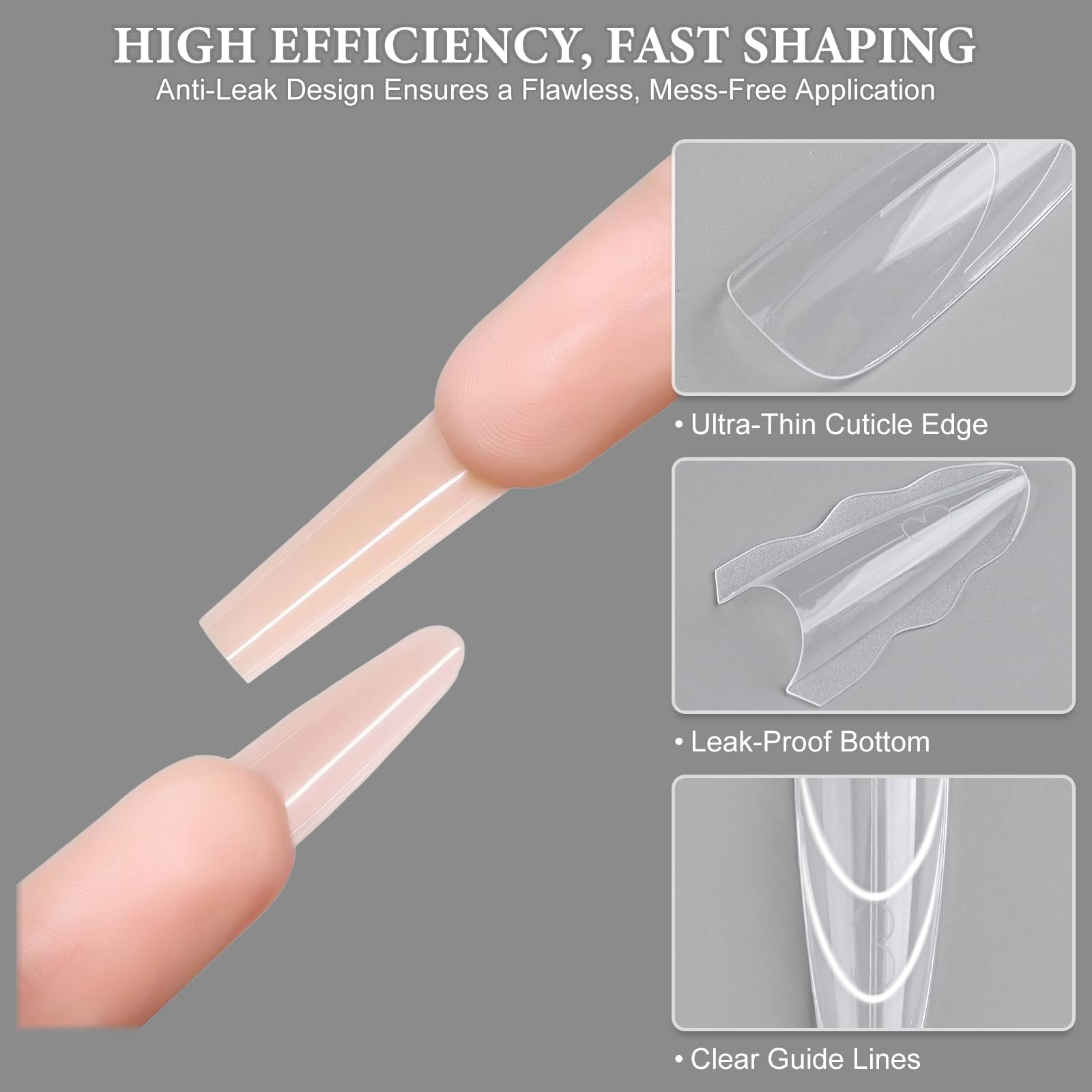 SUTOKAKA guide-lignes polygel précises pour longueur et symétrie.