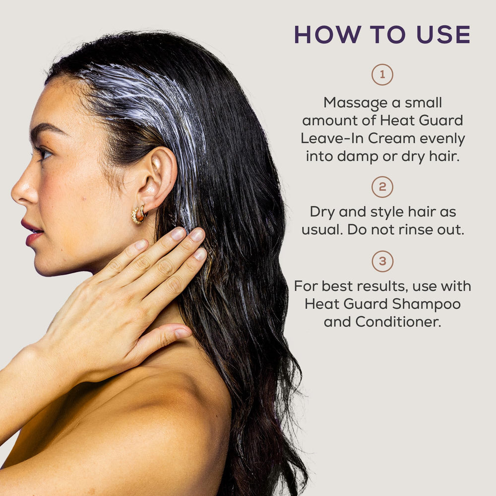 SUTRA Heat Guard formule sans sulfates, parabènes et silicones pour une routine plus douce.