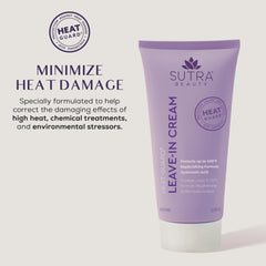 SUTRA Heat Guard protection chaleur jusqu'à 450°F pour cheveux fragiles et secs.