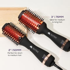 SUTRA IR : brosse infrarouge 2 pouces apportant brillance sans frisottis.