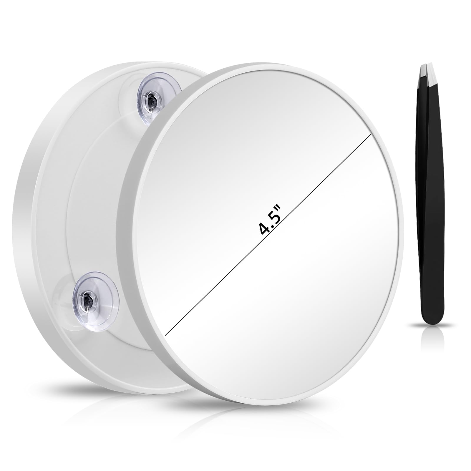 Idéal pour maquillage de précision et soins ciblés grâce au grossissement 40x.