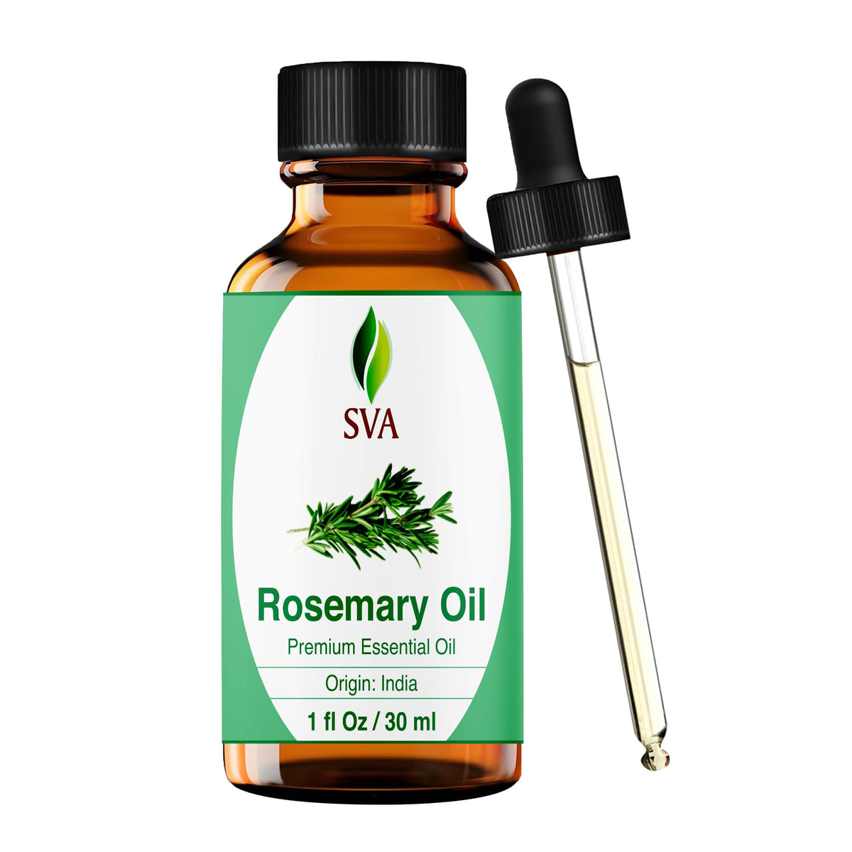 SVA ORGANICS huile essentielle romarin, flacon 30 ml prête à l’emploi, pure et naturelle.