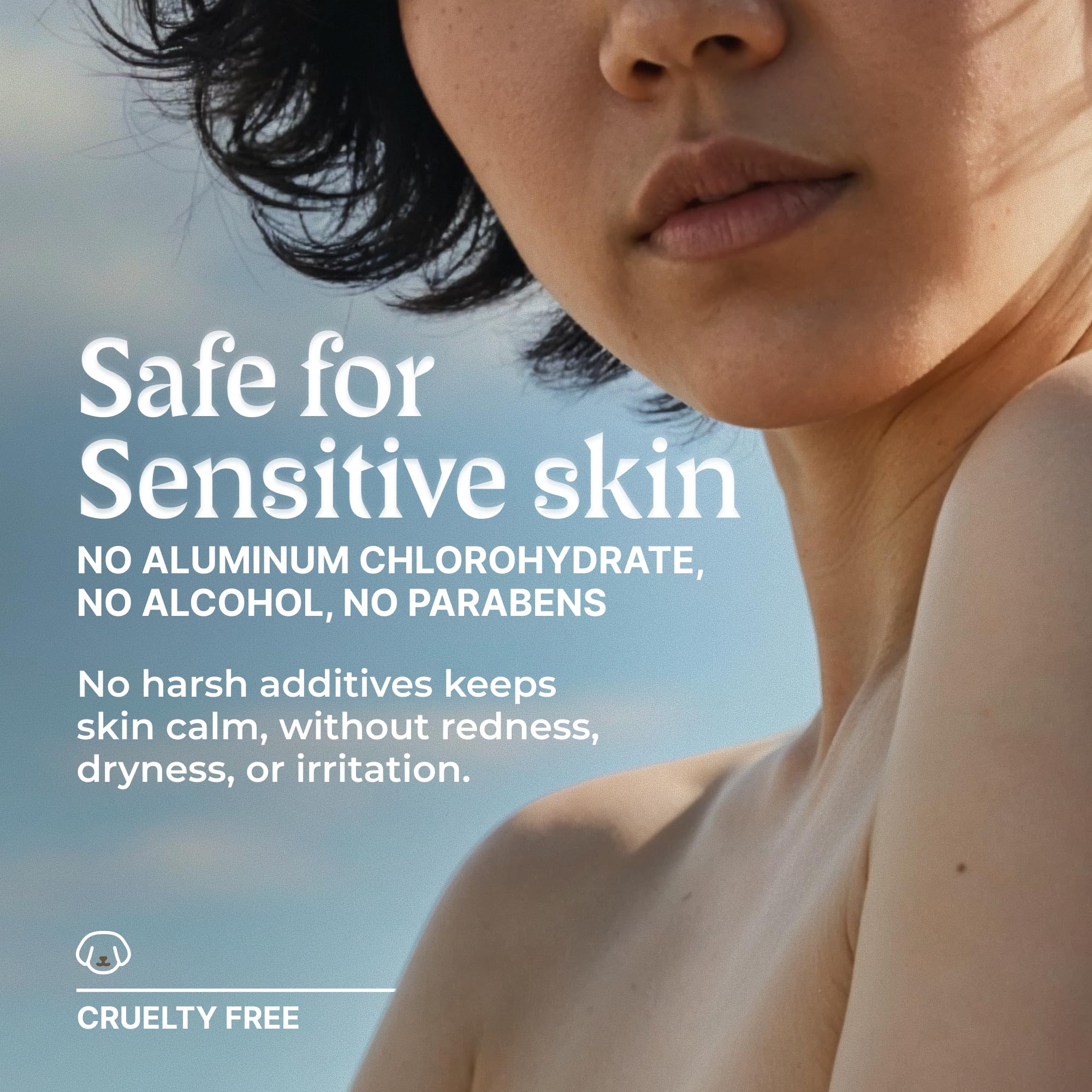 SVARA deodorant-cristal mangosteen, texture minérale naturelle sans alcool.