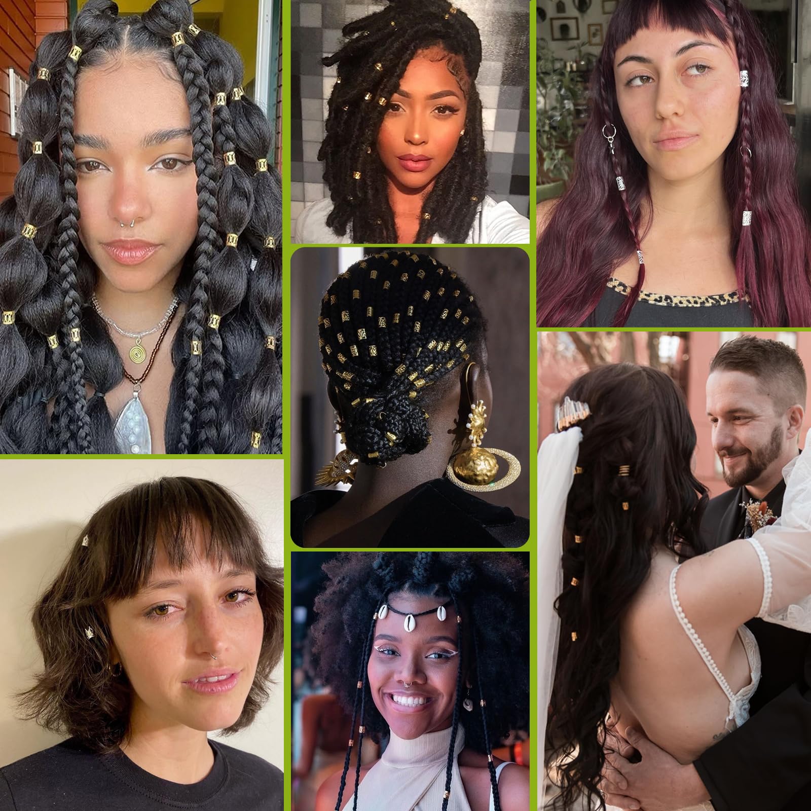 SVNMU materiau-sans-plomb-anti-tarnish, durable et sûr pour cheveux.