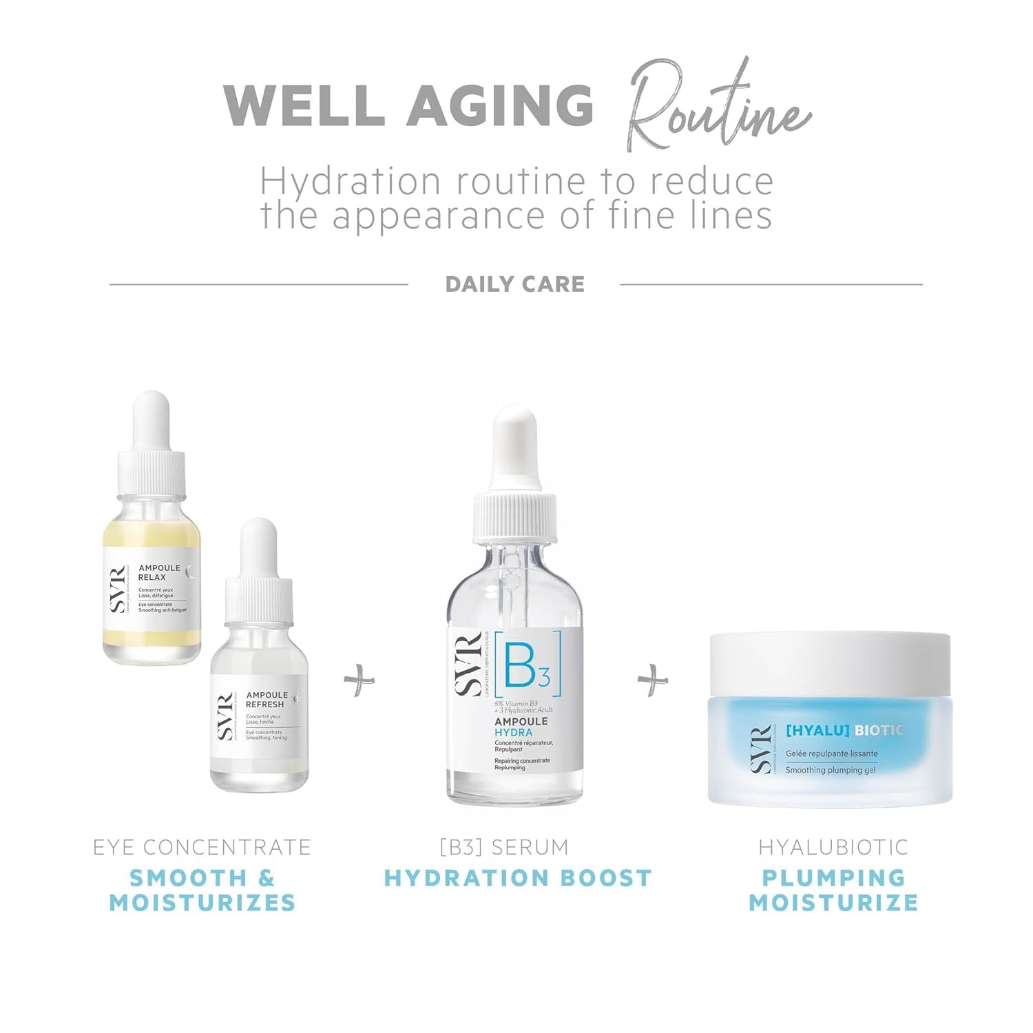 SVR HYALU Biotic – usage quotidien adapté peau sensible et grossesse.