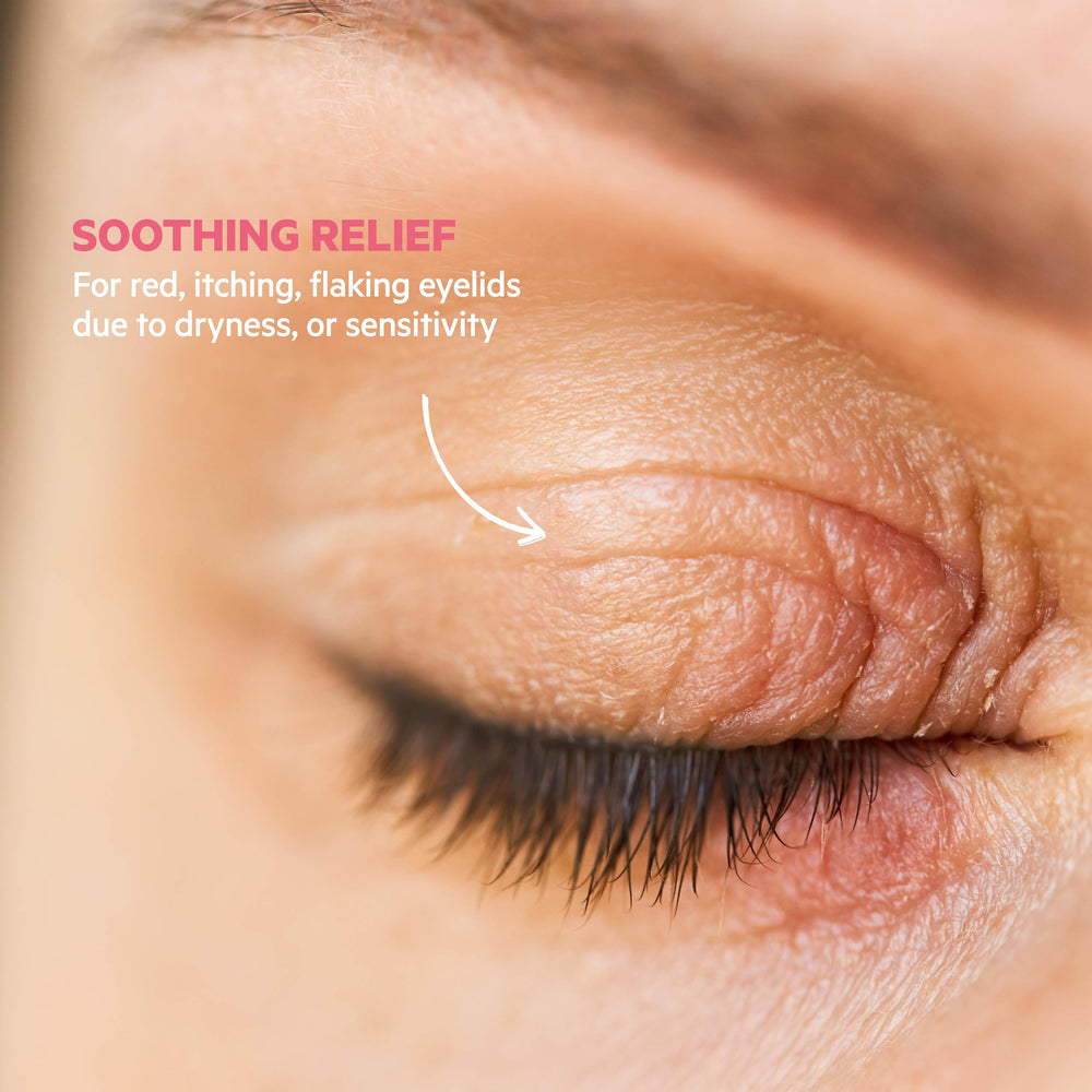 Texture riche de SVR Palpebral crème yeux apaise les paupières sèches.