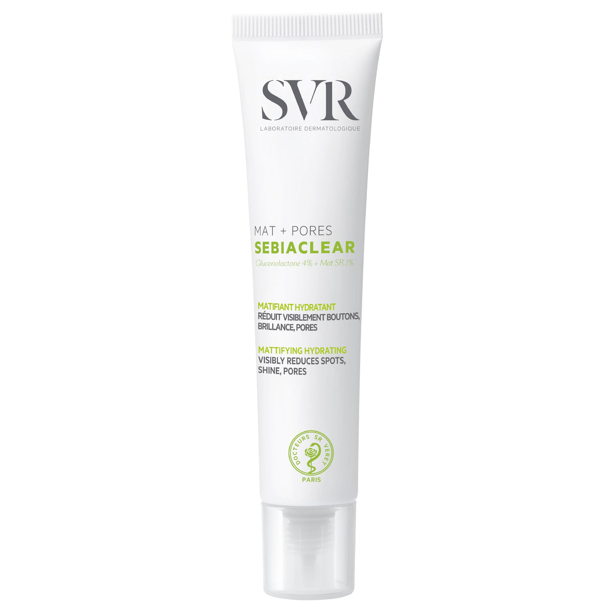 SVR Sebiaclear Mat+Pores – bouteille pour peau mate et régulée.
