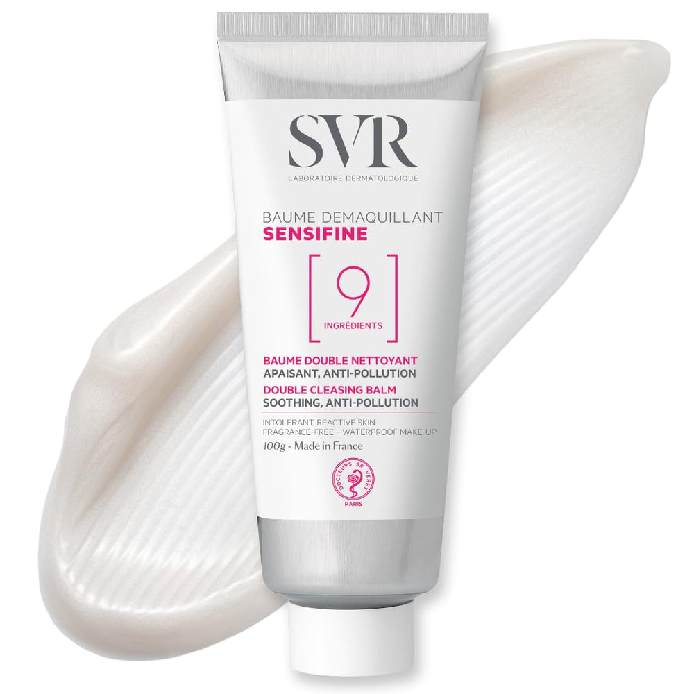 SVR Sensifine Balm démaquillant huile pour peau sensible, douceur en action.