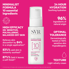 SVR Sensifine Hydra crème ingrédient avocat pour nourrir et hydrater.