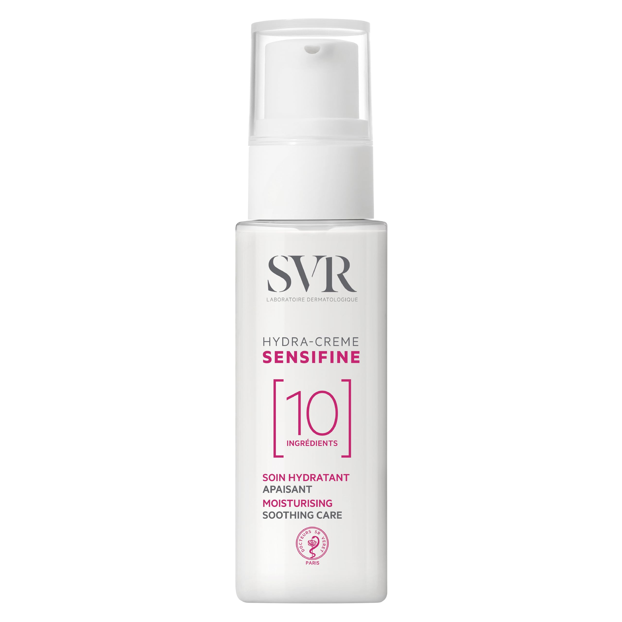 SVR Sensifine Hydra crème visage flacon pour hydratation durable.