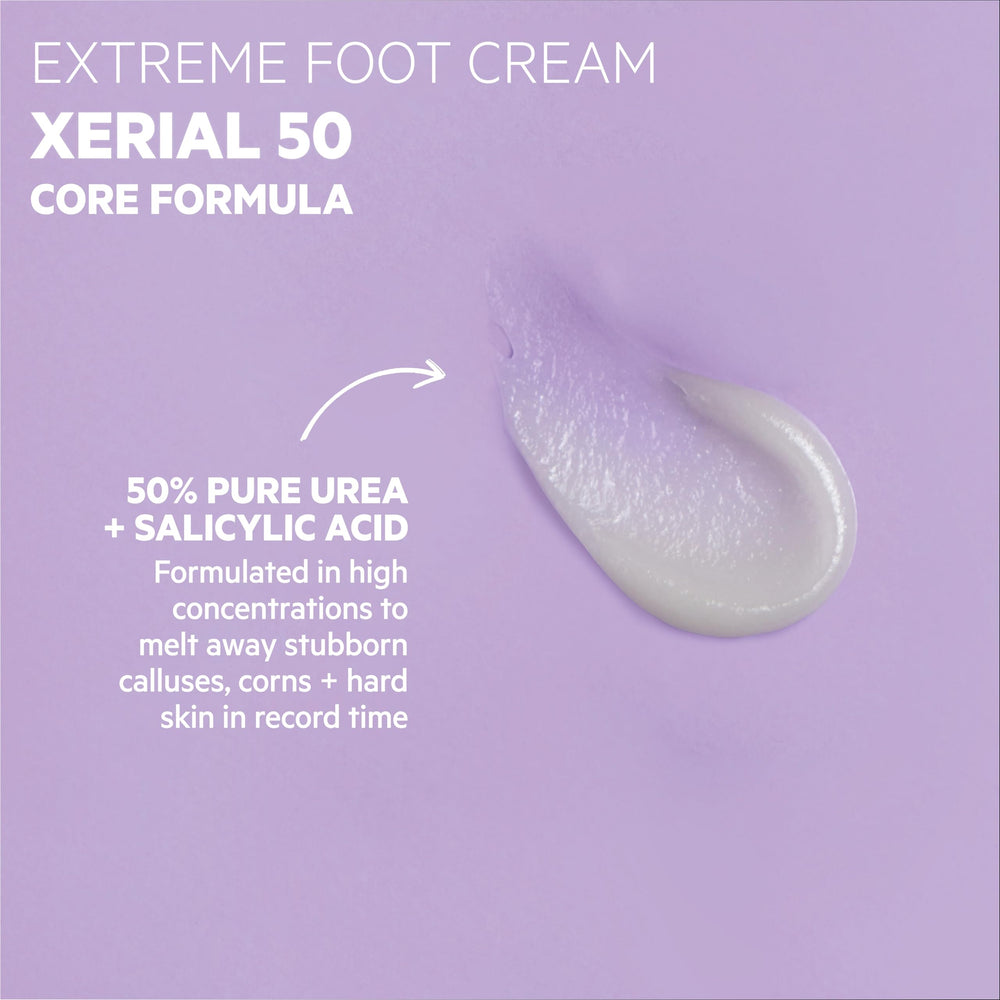 SVR Xerial 50 Gel Pied — Texture non grasse pour application rapide.