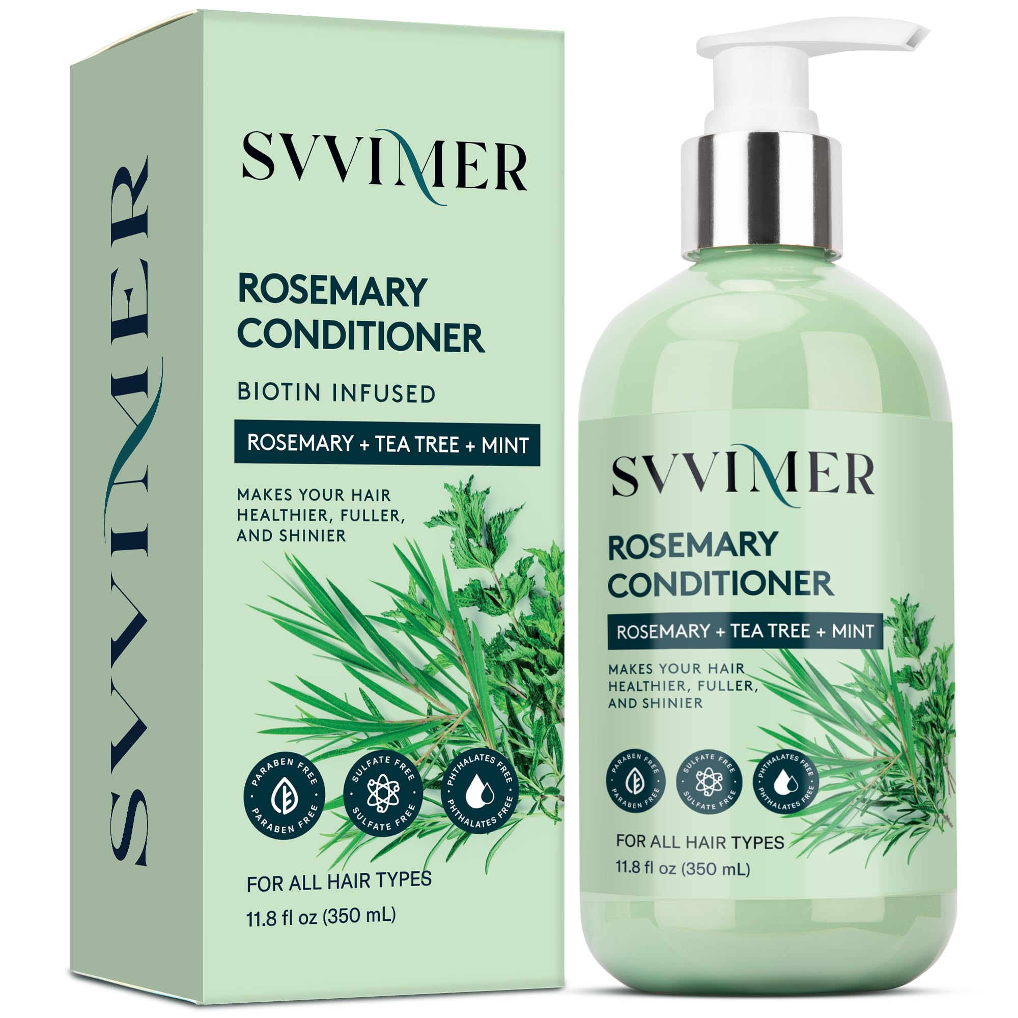 Svvimer Romarin: bouteille du conditionneur prête à nourrir les cheveux.