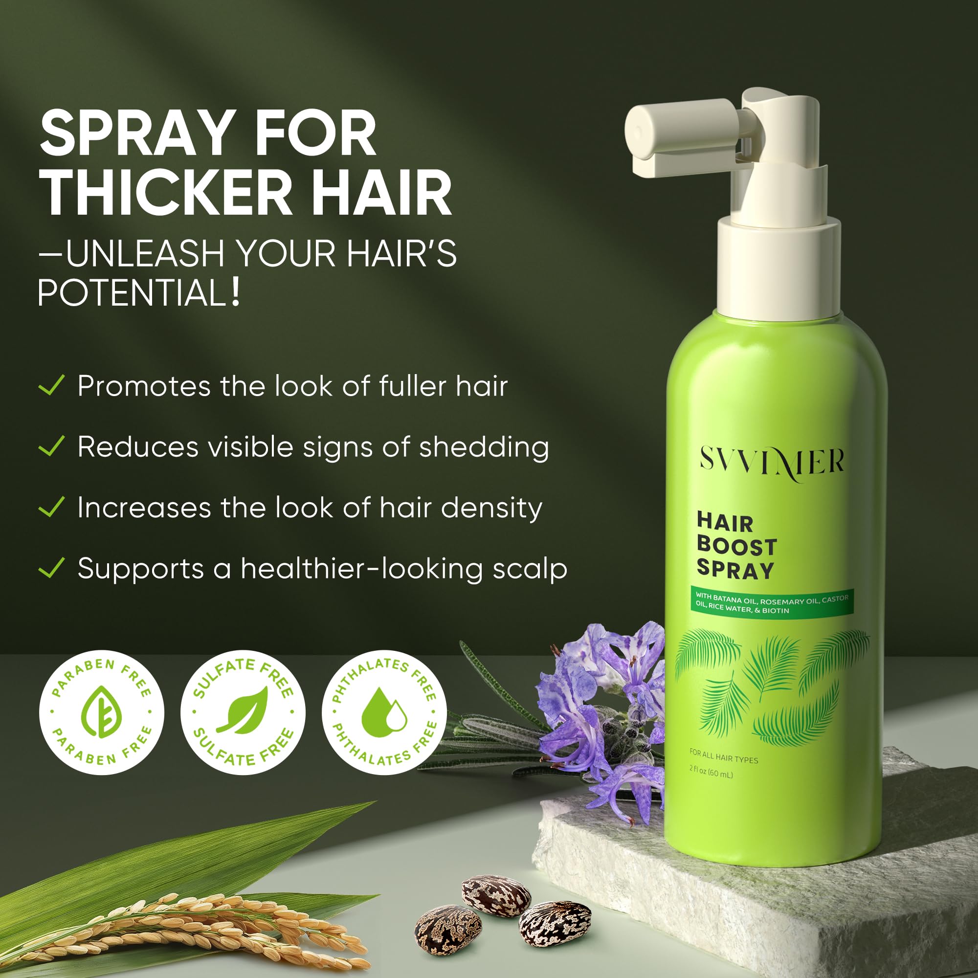 Svvimer Sérum cheveux huile de batana pour nourrir les longueurs en douceur.