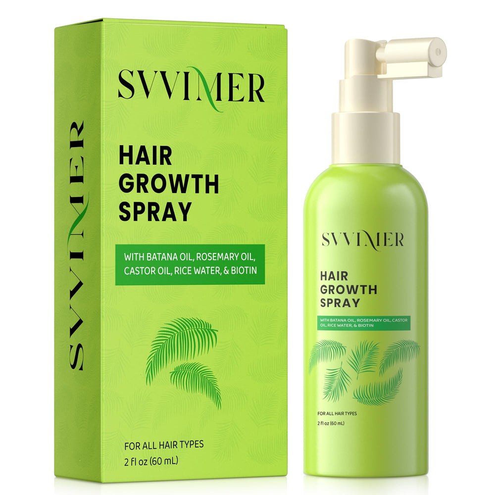 Svvimer Sérum cheveux romarin pulvérisateur pour une application facile.