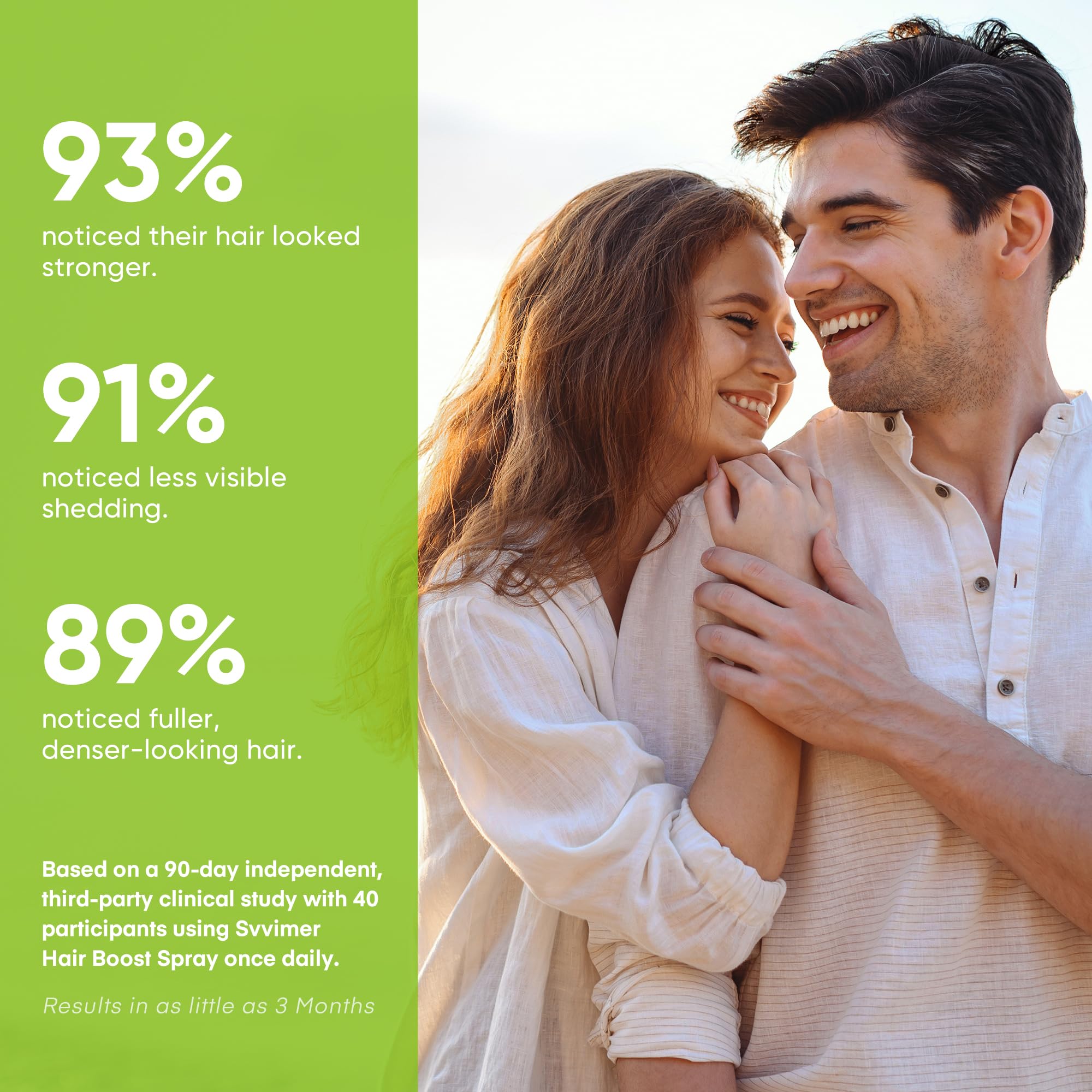 Svvimer Sérum cheveux texture légère et non grasse après application.
