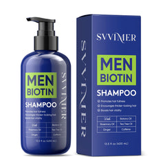 Svvimer Shampooing Biotine Épaisseur Cheveux Hommes pour plus de volume.