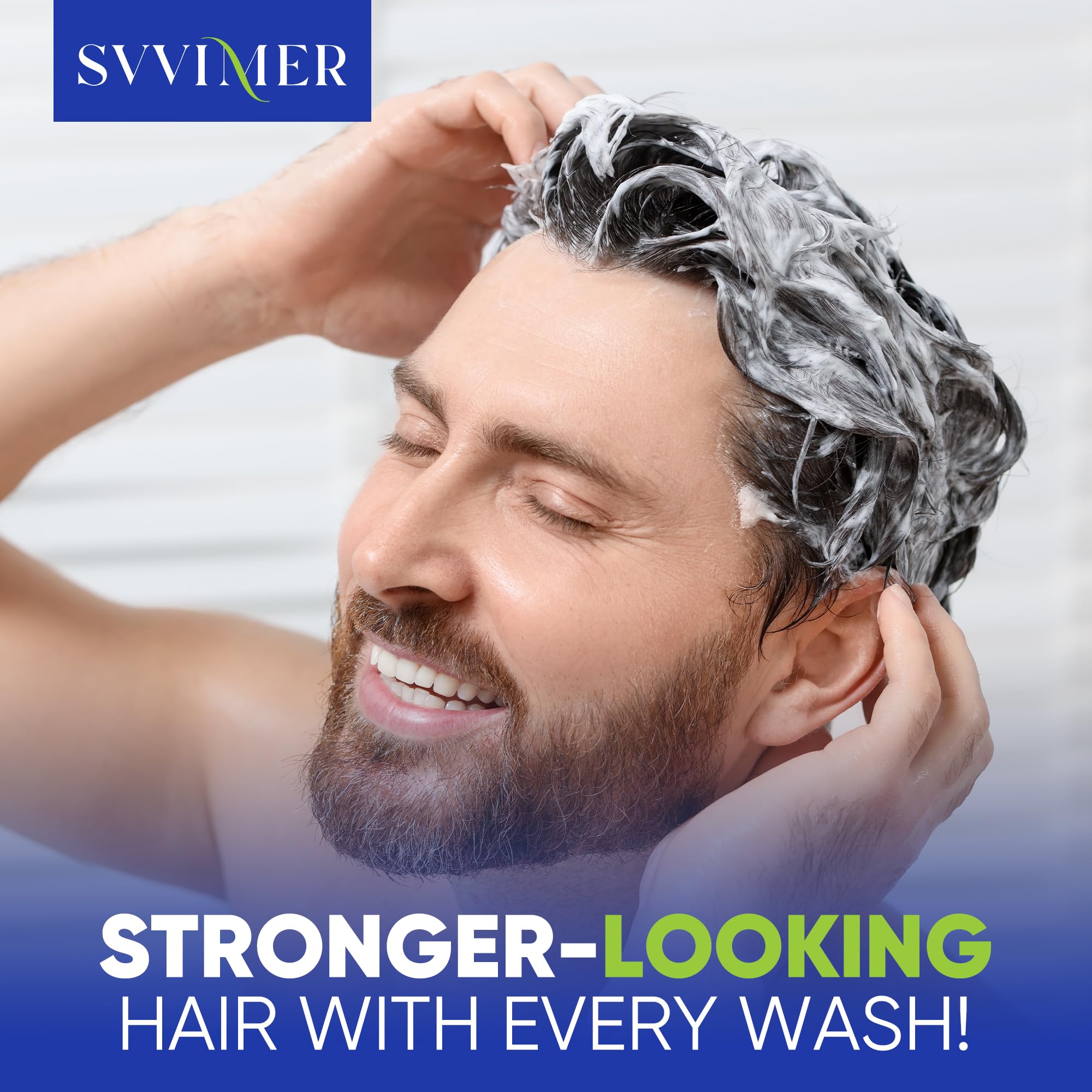 Svvimer Shampooing Homme Cadeau Idéal pour soin capillaire naturel.