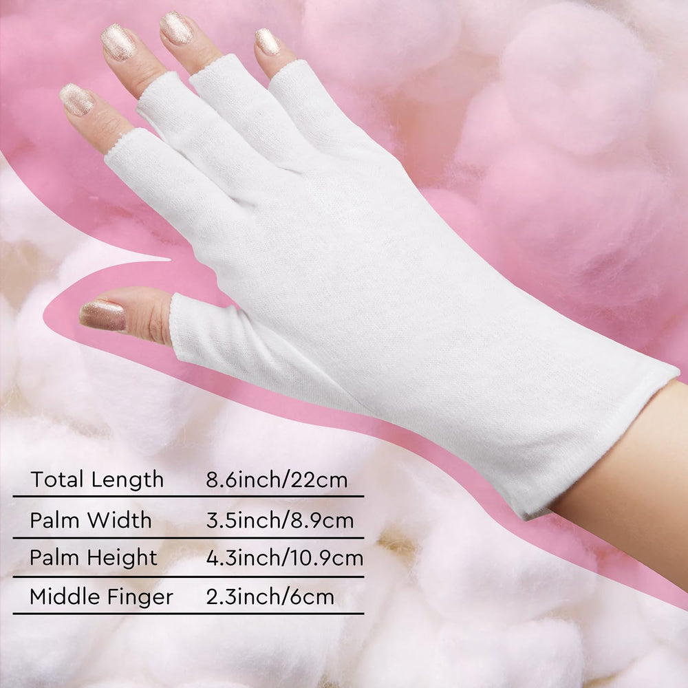 Gants SWAKER coton blanc taille unique, s'adaptent à la plupart des mains