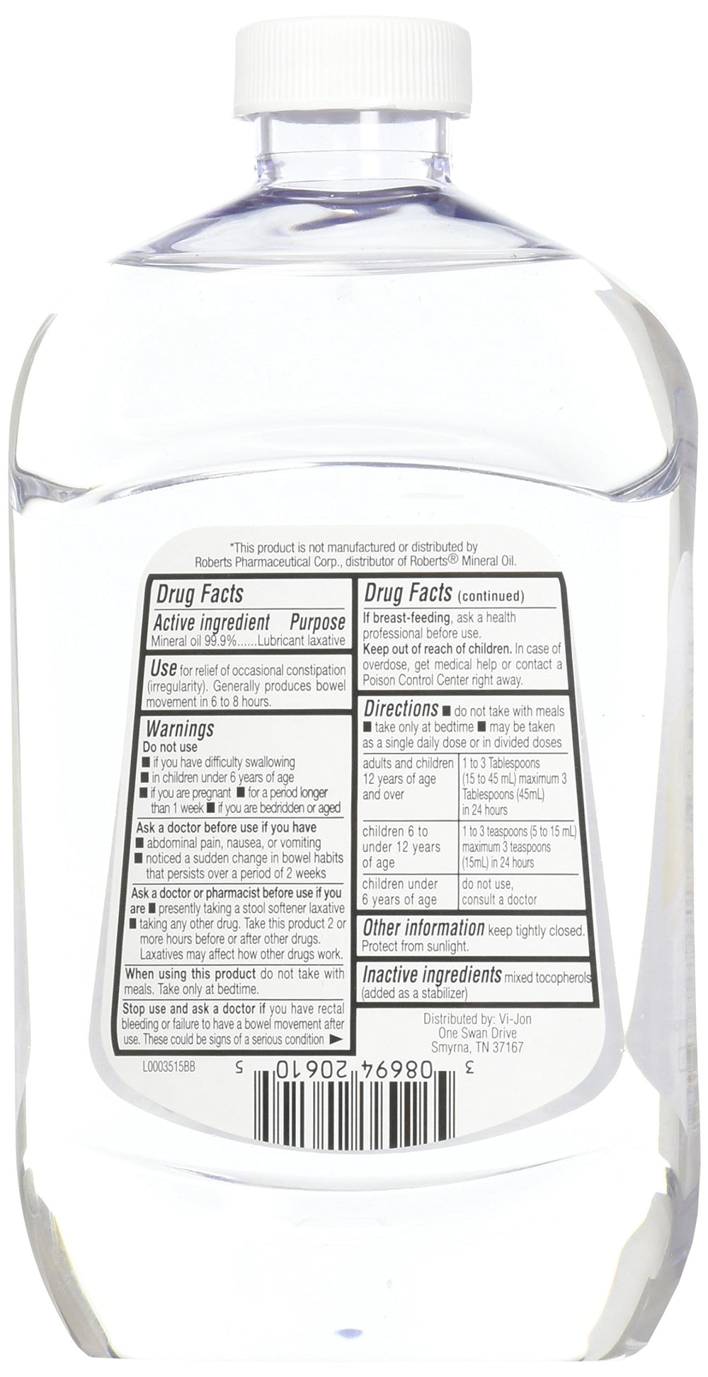 Swan Huile Minérale: application sur la main pour nourrir la peau sèche.