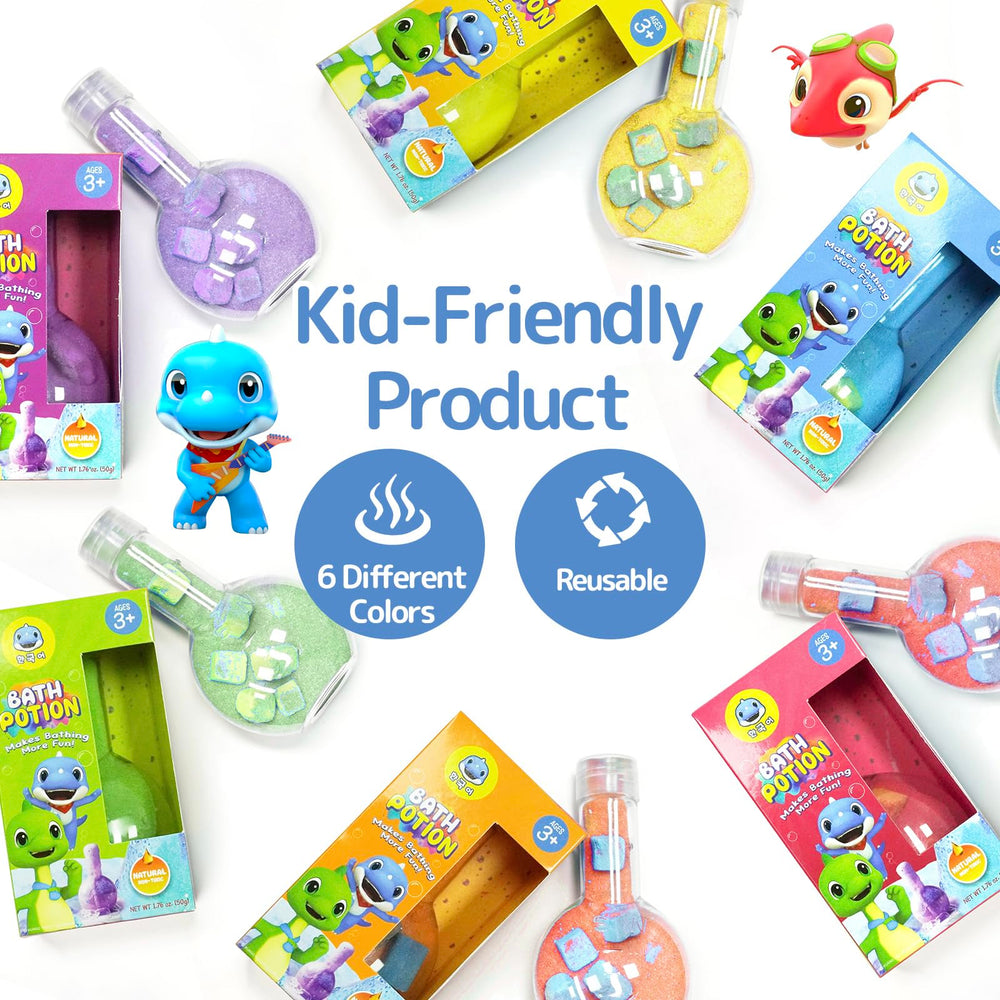 SWCANDY activité-science-bain adaptée aux enfants de 4 à 8 ans.