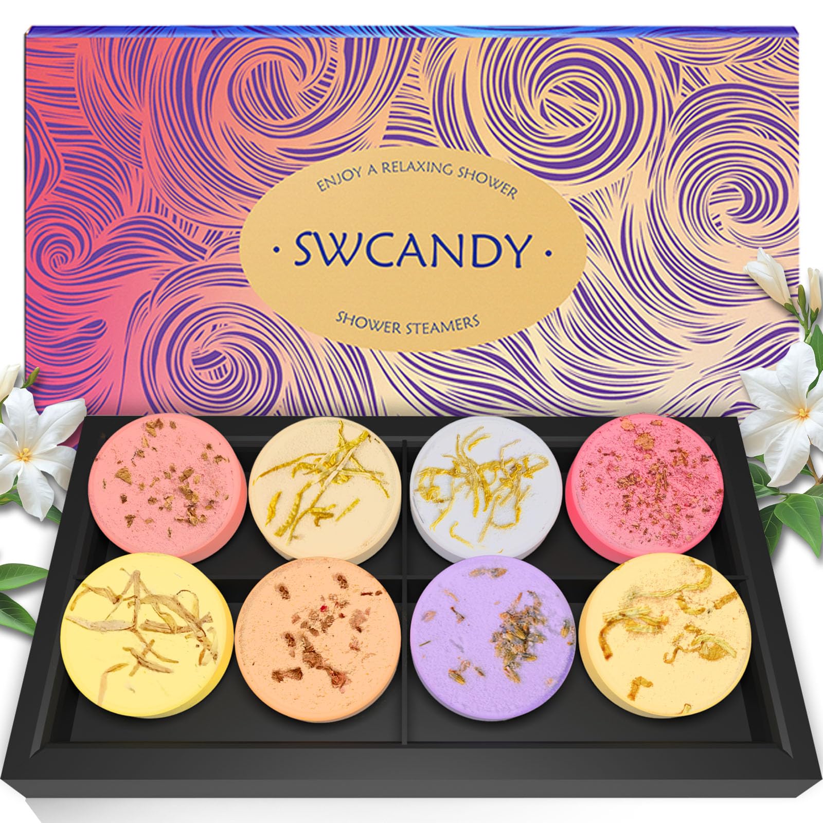 SWCANDY bombe douche Rose, moment spa matinal apaisant