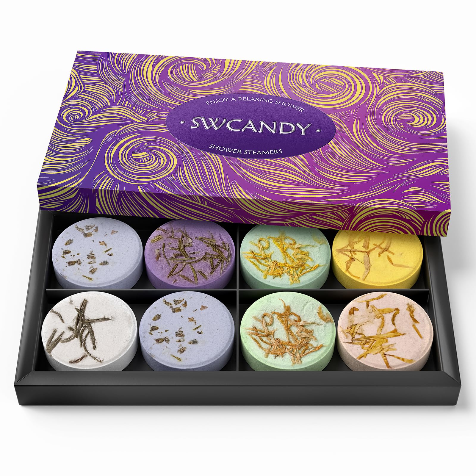 SWCANDY galets douche aromathérapie ambiance romantique pour détente sensorielle