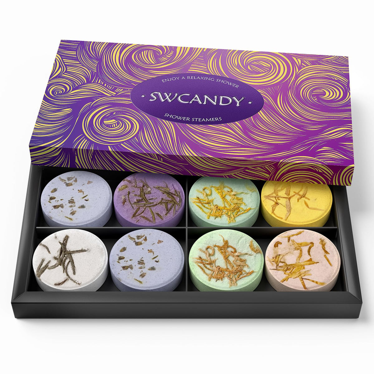 SWCANDY galets douche aromathérapie ambiance romantique pour détente sensorielle