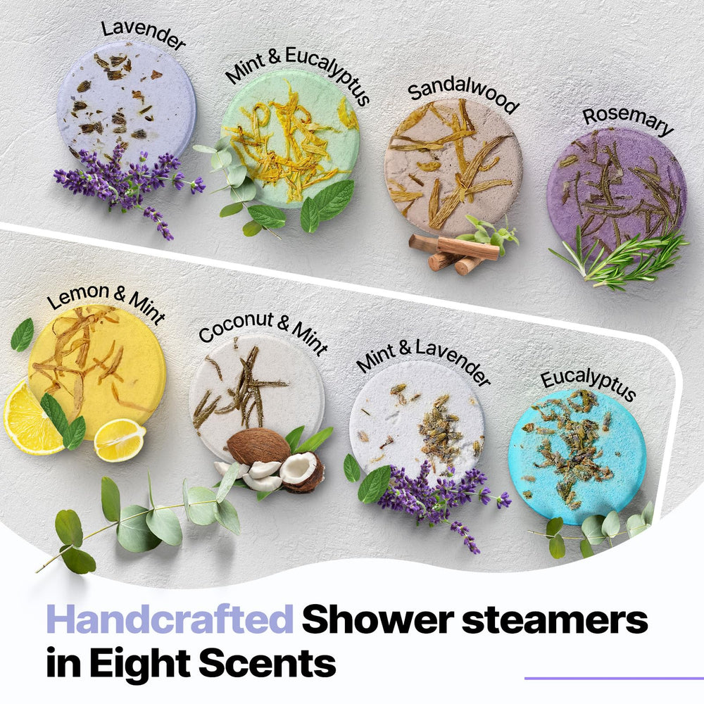 SWCANDY galets douche parfum spa longue durée pour immersion dans la douche