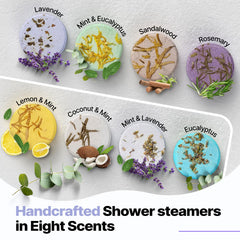 SWCANDY galets douche parfum spa longue durée pour immersion dans la douche