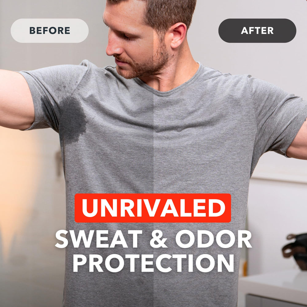 Aisselles seches apres utilisation SweatBlock assure une sensation de confort
