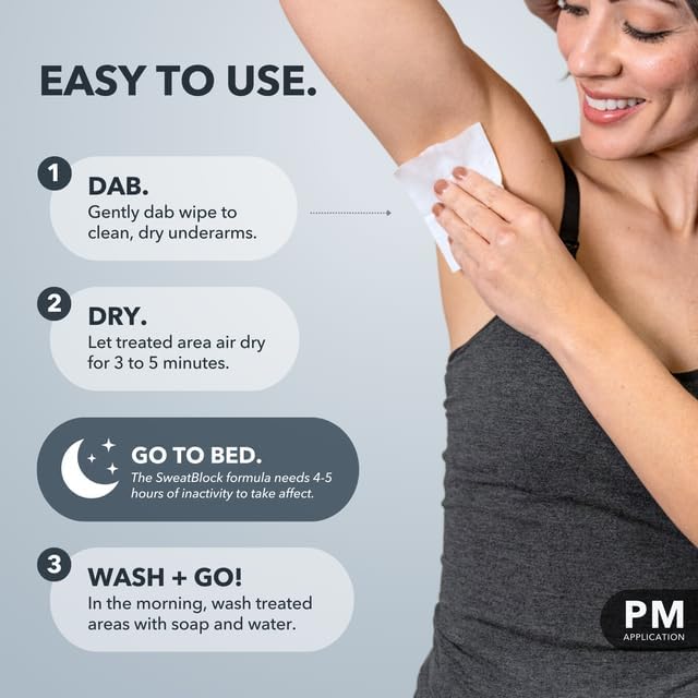 Emballage individuel pratique des lingettes SweatBlock