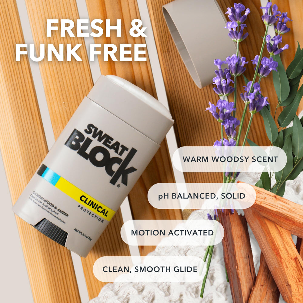 SweatBlock étiquette sans parabènes et sans sulfates assure une utilisation sûre