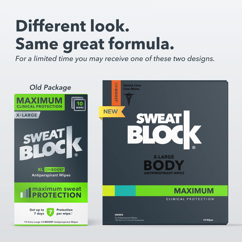 SweatBlock lingettes aisselles: contrôle discret de la transpiration