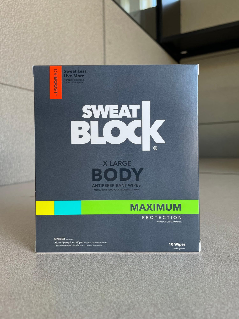 SweatBlock lingettes application nocturne: efficacité au réveil sec et frais