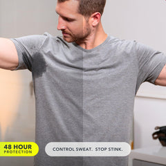 Protection contre transpiration lors de vos activités quotidiennes avec SweatBlock.