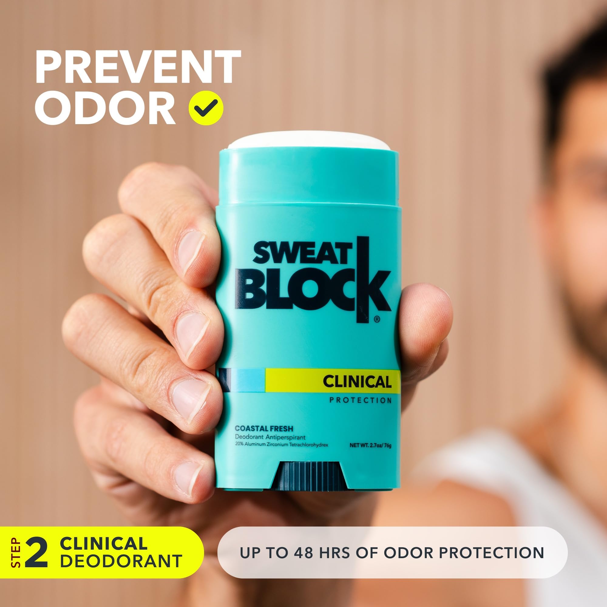 SweatBlock Roll-On absorption rapide avant le coucher