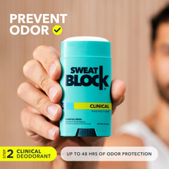 SweatBlock Roll-On absorption rapide avant le coucher